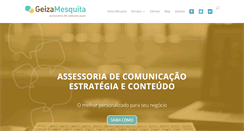 Desktop Screenshot of geizamesquita.com.br