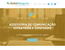 Tablet Screenshot of geizamesquita.com.br